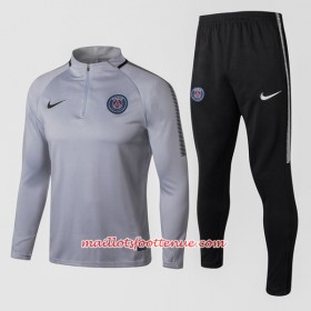 Paris Saint Germain Ensemble Sweat d'entrainement 2017-18 Gris